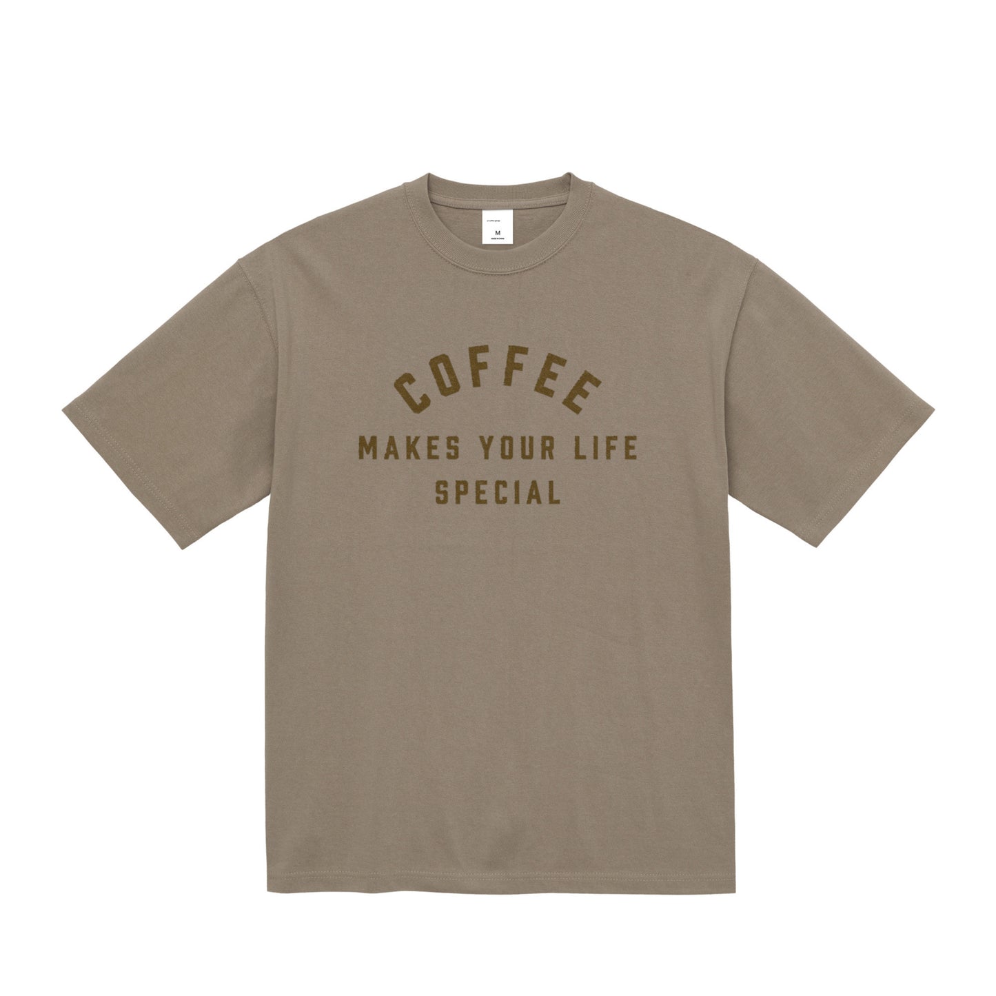 COFFEE MAKES YOUR LIFE SPECIAL マグナムウェイト ビッグシルエット Tシャツ 9.1oz acid-khaki image