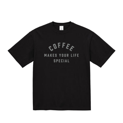 COFFEE MAKES YOUR LIFE SPECIAL マグナムウェイト ビッグシルエット Tシャツ 9.1oz black image