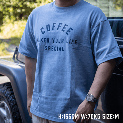 COFFEE MAKES YOUR LIFE SPECIAL マグナムウェイト ビッグシルエット Tシャツ 9.1oz