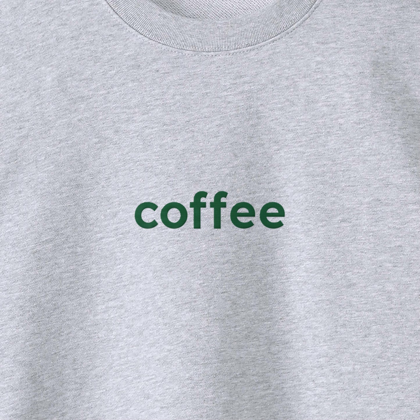 coffee ロゴ刺繍スウェット gray image