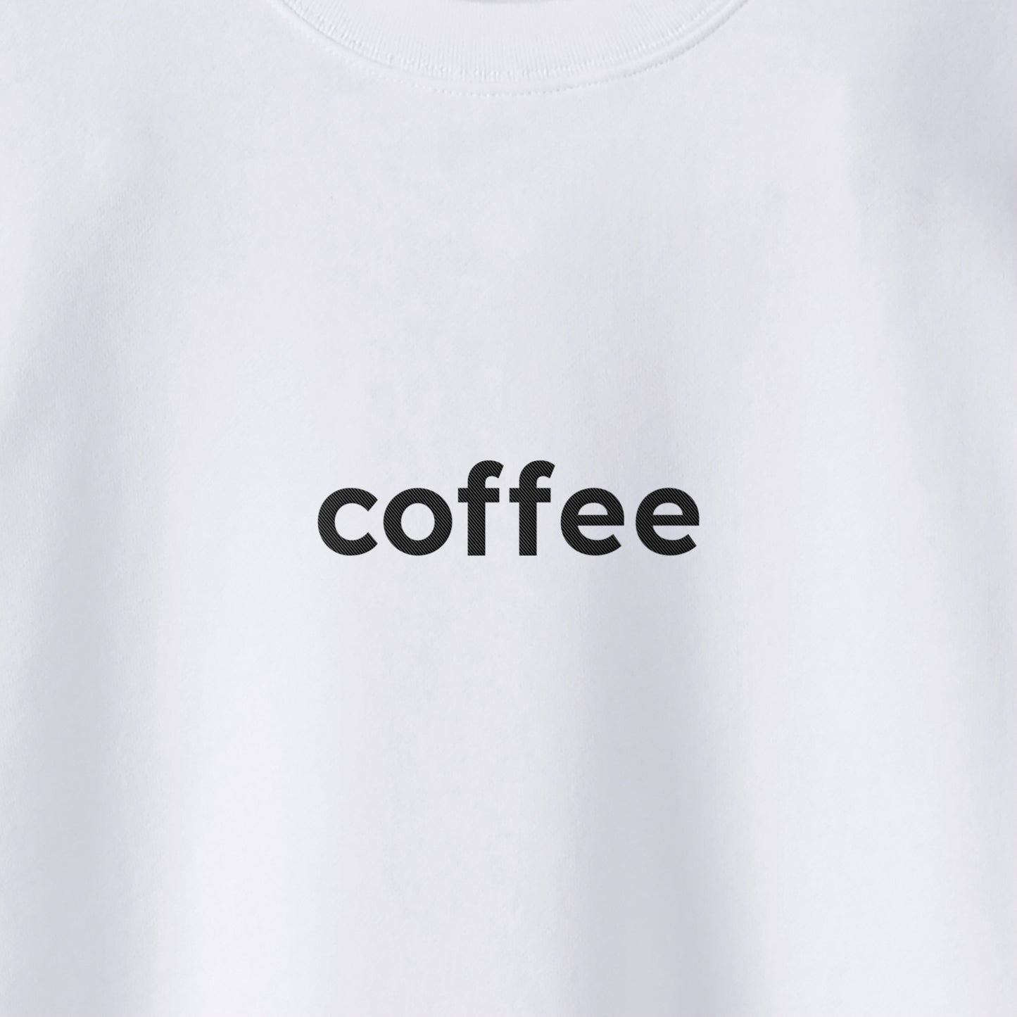 coffee ロゴ刺繍スウェット white image