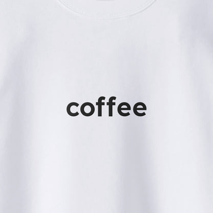 coffee ロゴ刺繍スウェット white image